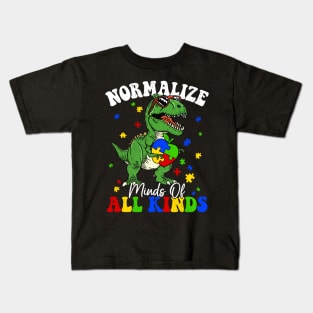 Normalize Minds Of All Kinds Kids T-Shirt